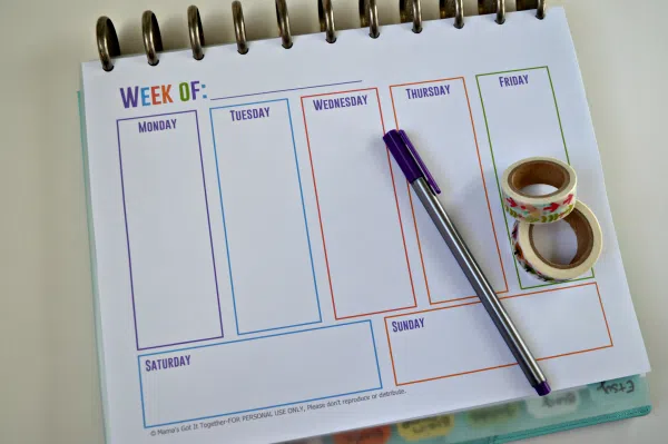 Free Printable Calendars for Your Filofax, Household Binder, Arc ...