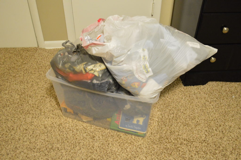 Toy room organization labels