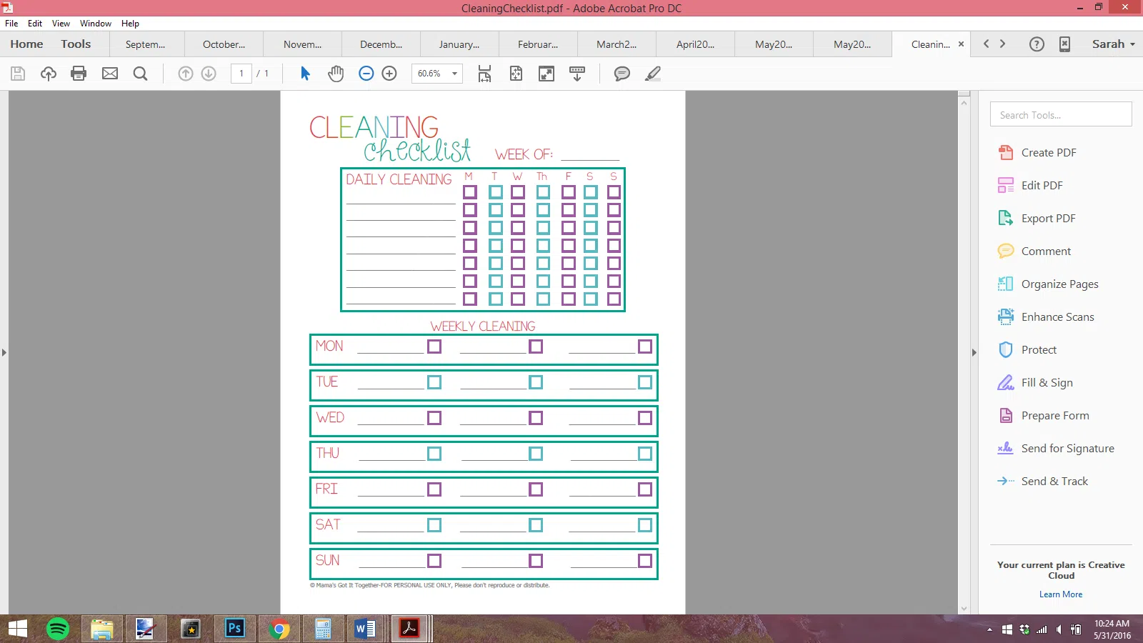 How to Resize Printables for your Happy Planner!
