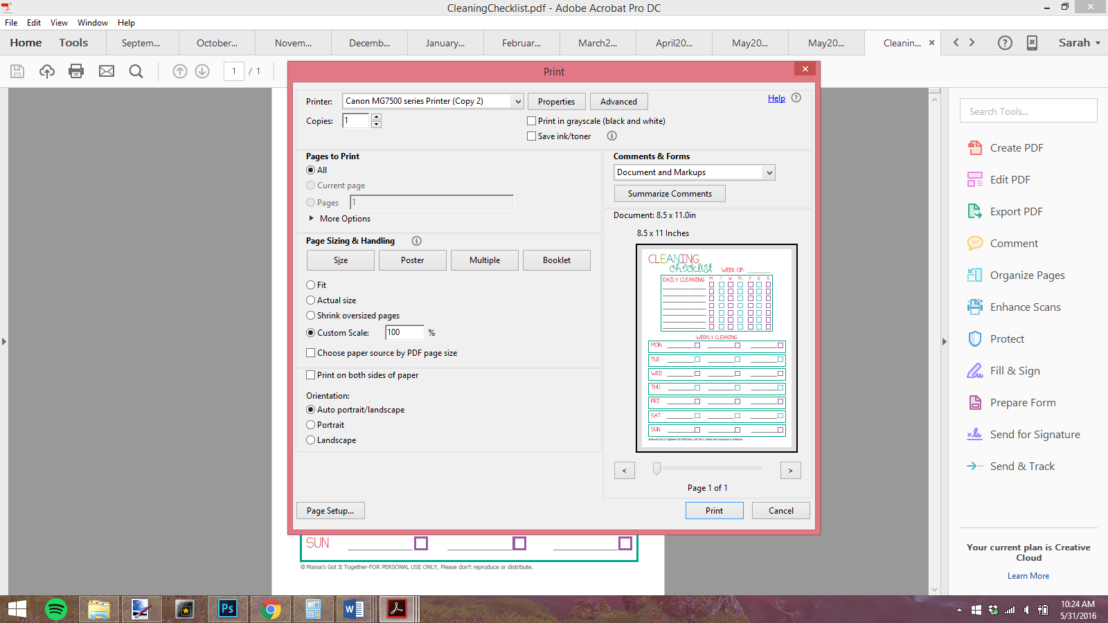 How to Resize Printables for your Happy Planner!