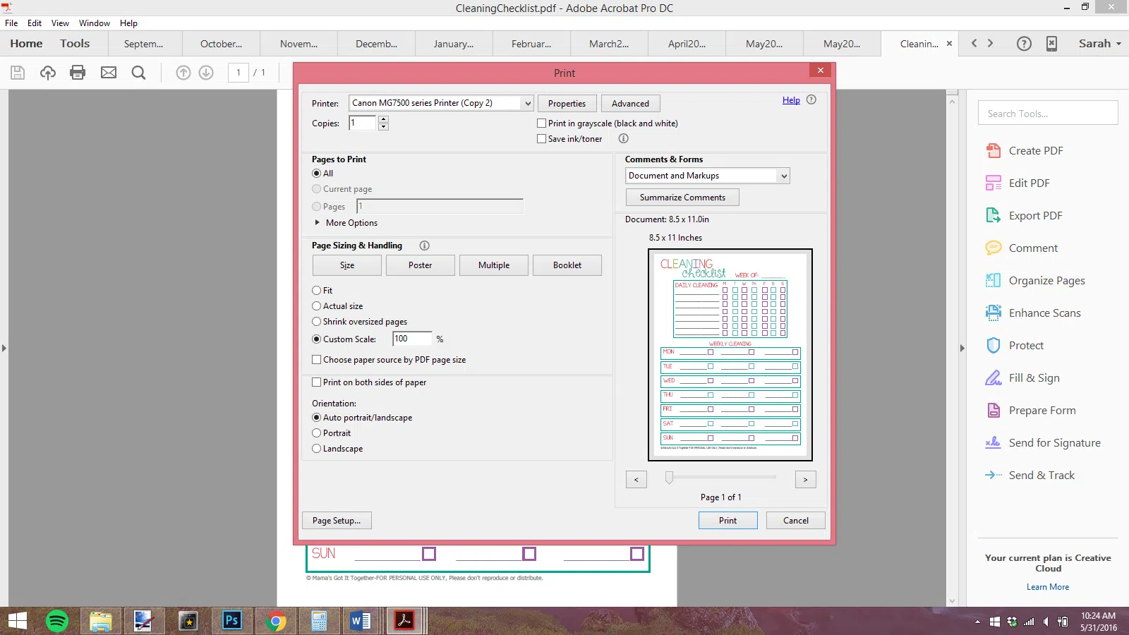 Resize Printables for the Classic Happy Planner - Planning Inspired