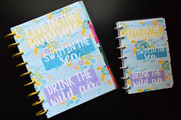 Free Printable Planner Dashboards - Summer Ocean Theme - Planning Inspired