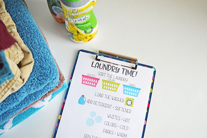 Getting Kids to Help with Laundry + Free Printable