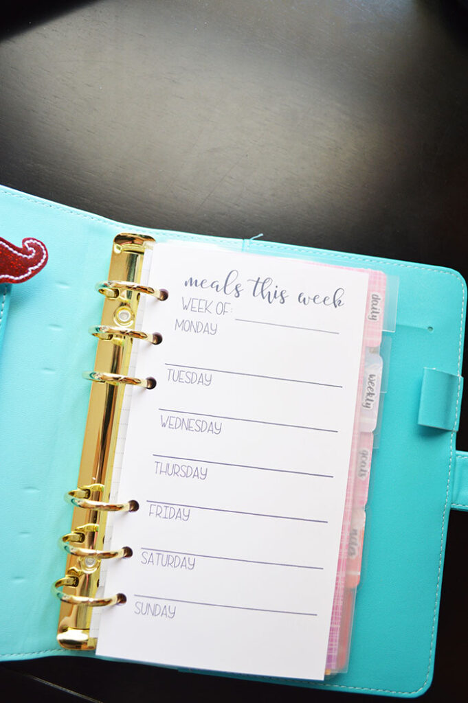 Free Personal Size Printables- To Do List &amp; Meal Planner! - Planning ...