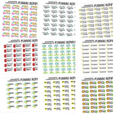 printable planning