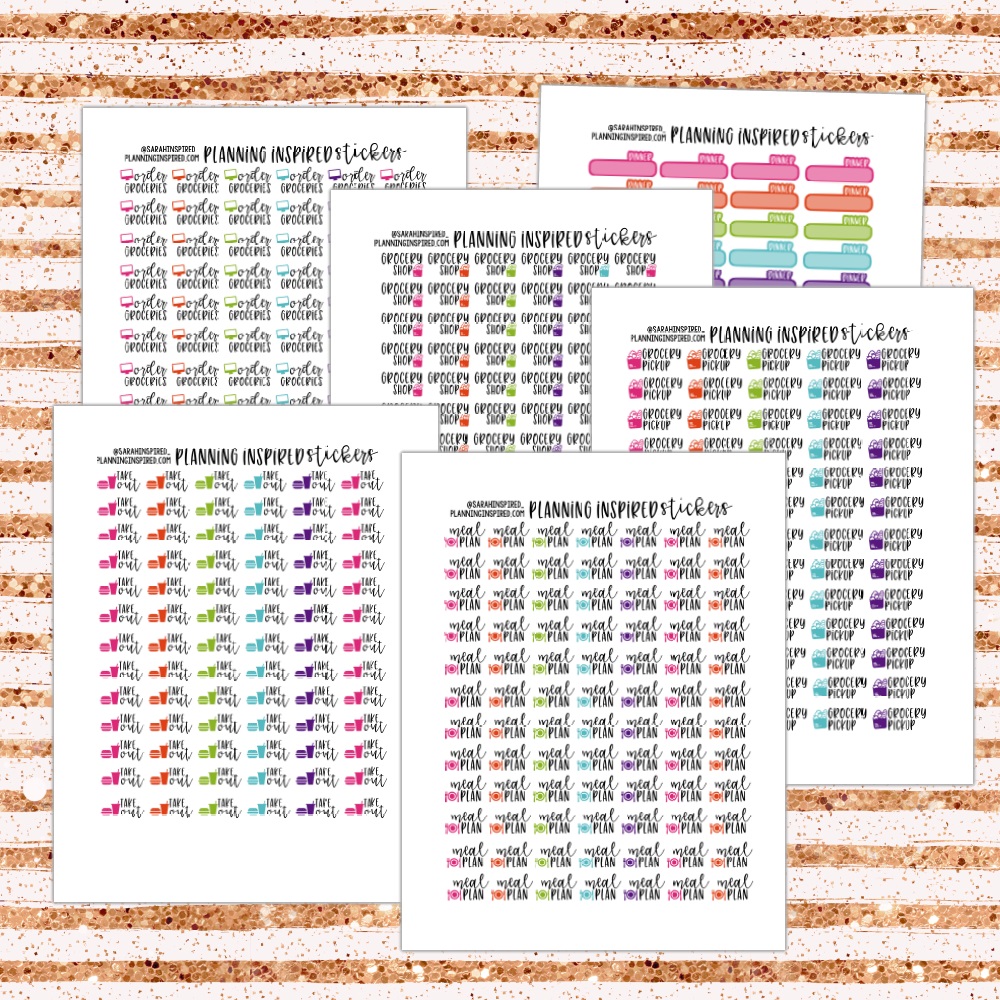 meal sign up sheet template