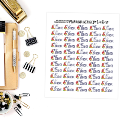 free printable stickers archives planning inspired free printable school planner