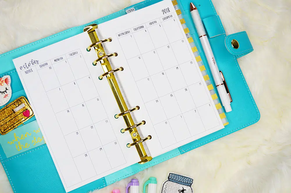 How to Set Up a Personal Size Planner