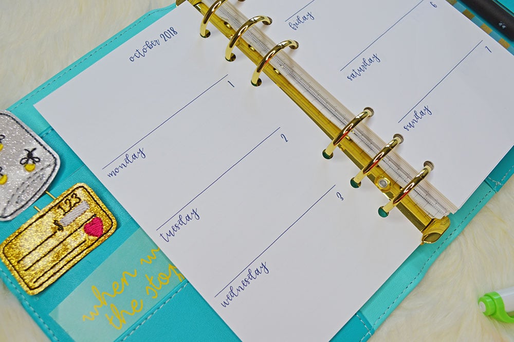 How to Set Up a Personal Size Planner