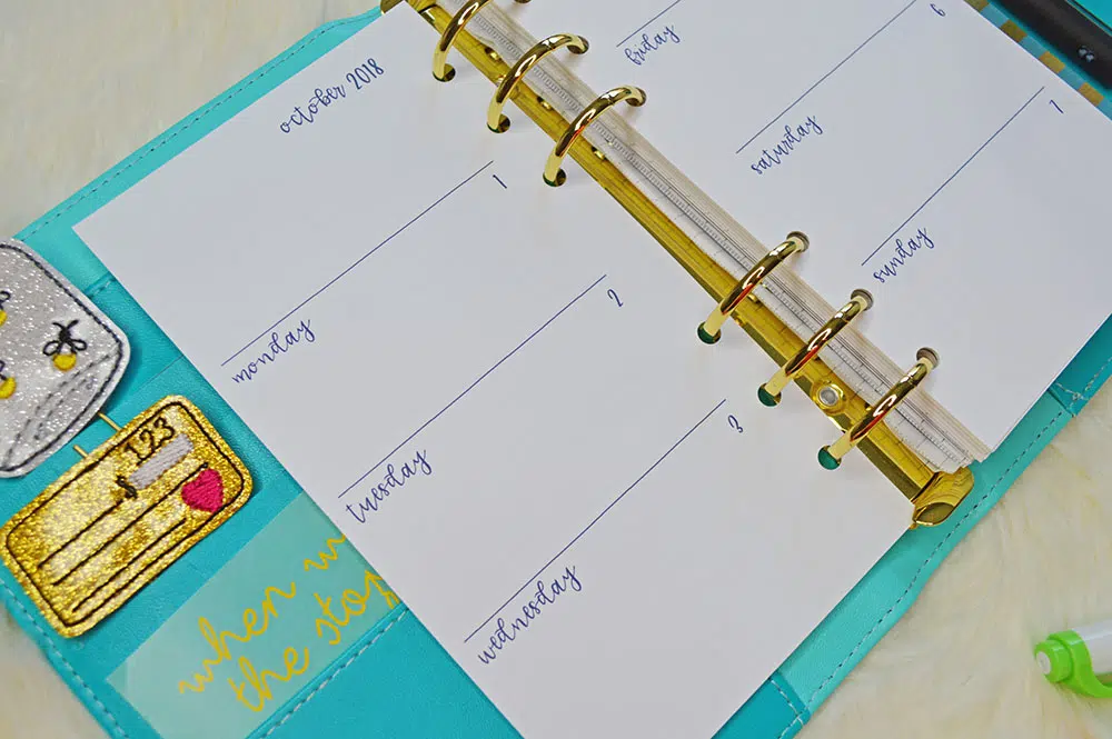 How to Set Up a Personal Size Planner