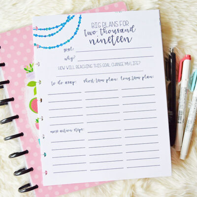 FREE Printables Archives - Planning Inspired