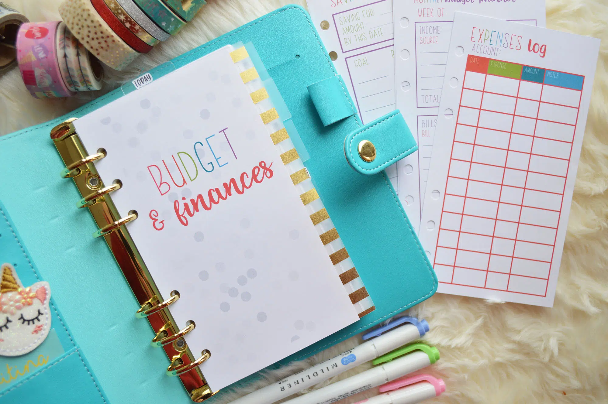 Budget Planner Inserts - Planning Inspired