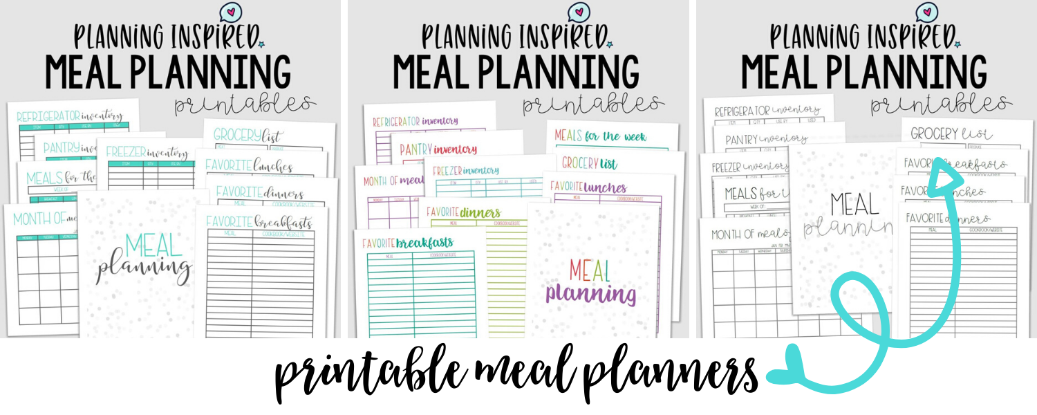 How to Meal Plan for the Week in 5 Minutes - Planning Inspired