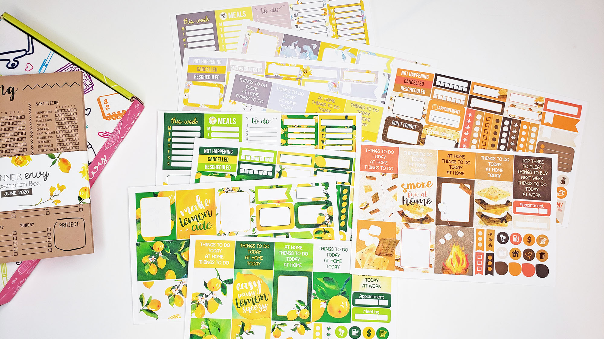 Planner Subscription Box Review Planner Envy Subscription