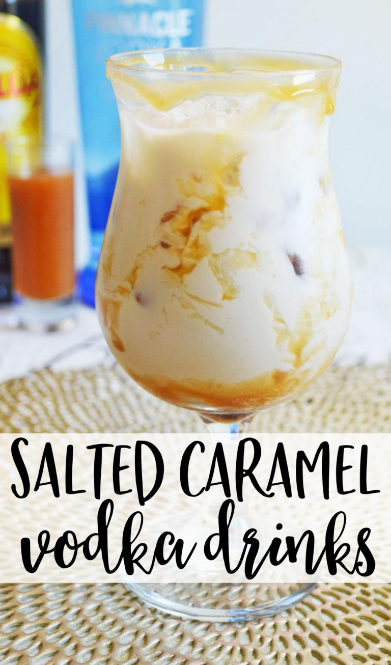 Salted Caramel Vodka Drinks