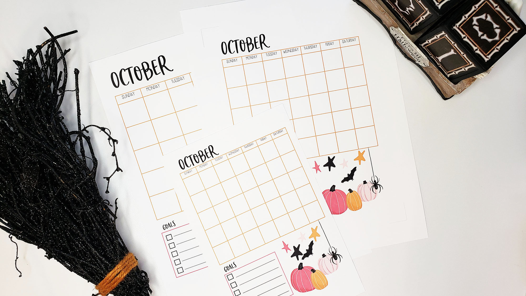Free Planner Printables For Halloween Free Planner Printables For Halloween