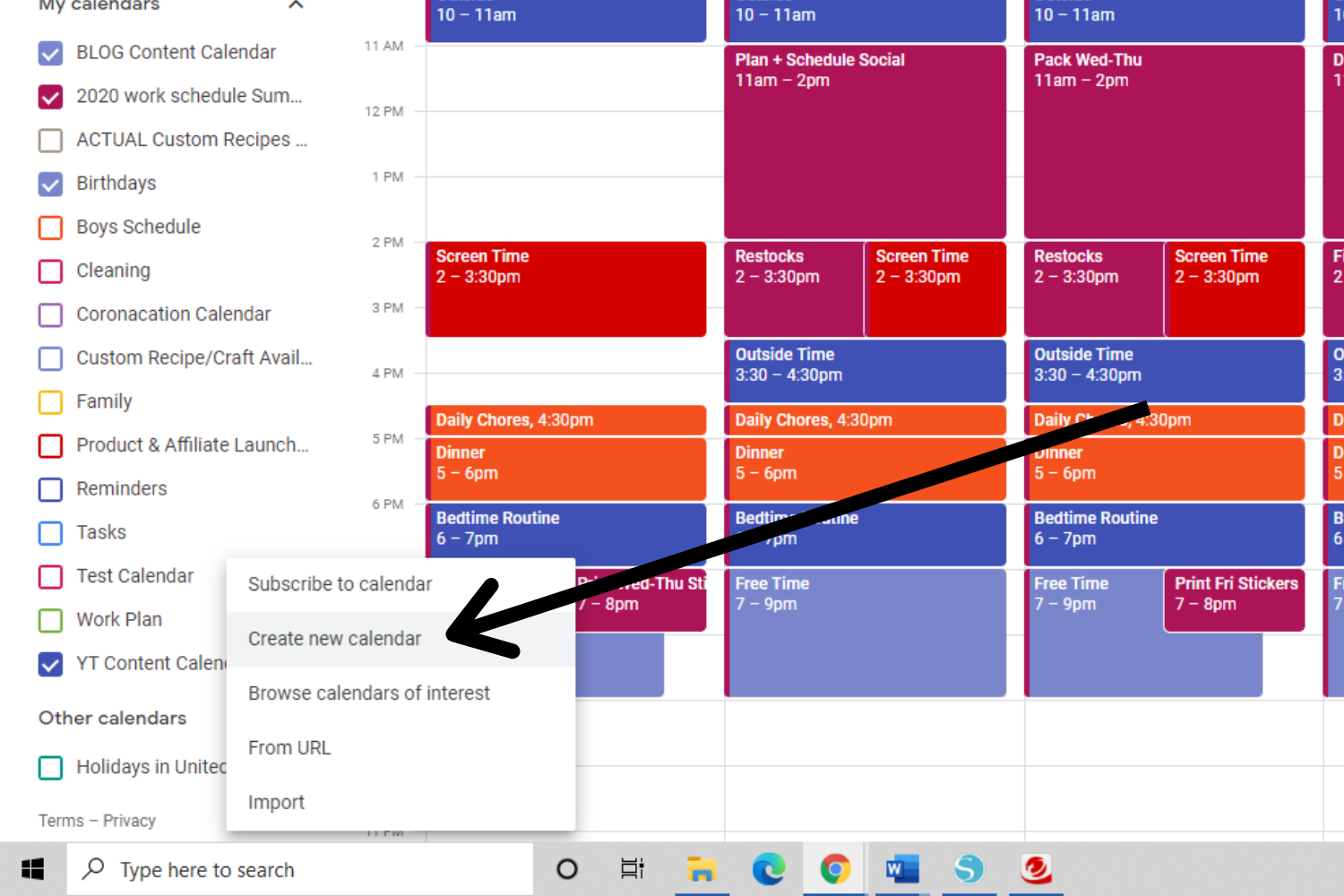 Time Blocking with Google Calendar Planning Inspired