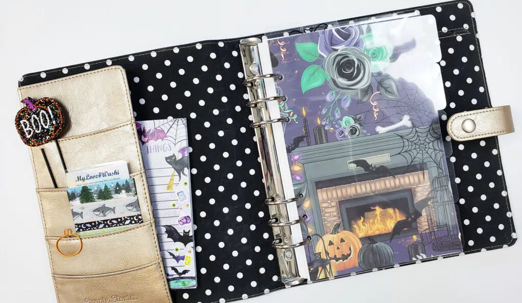 A5 planner set up for Fall