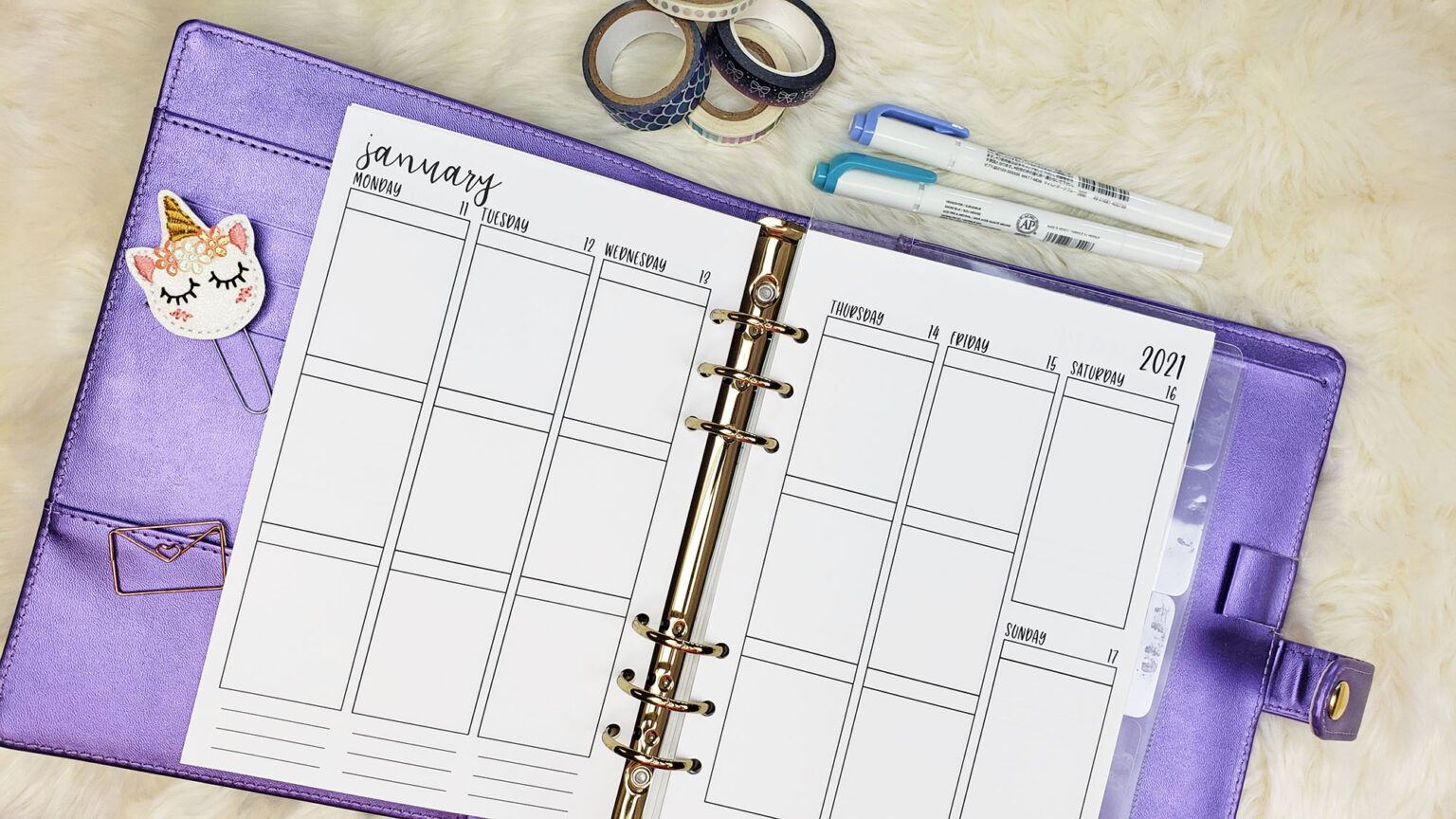 A5 Planner Inserts for 2021-2022 - Planning Inspired