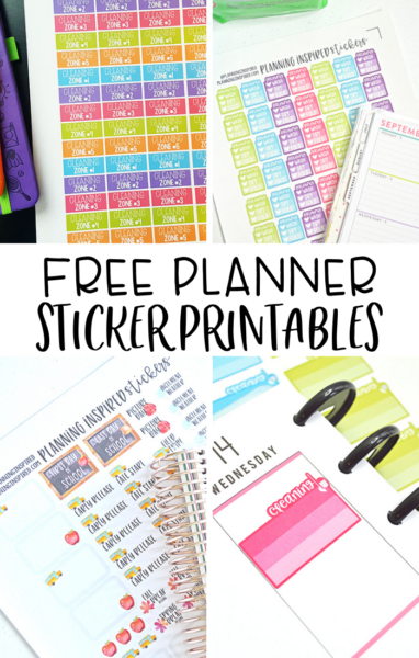 Free Printable Functional Planner Stickers - Planning Inspired