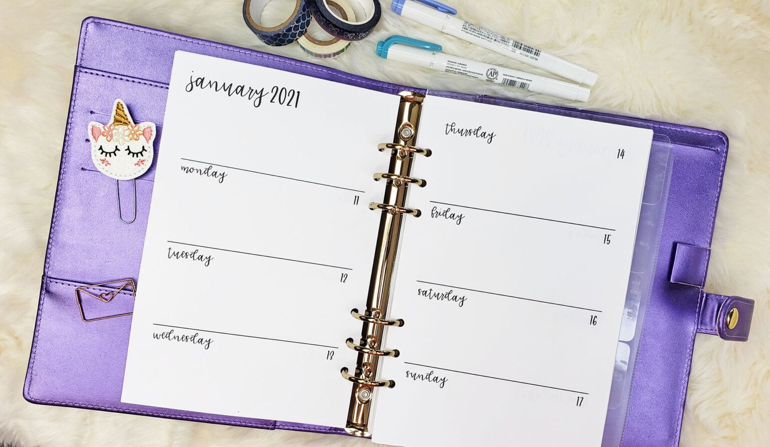 A5 Planner Inserts for 2021-2022 - Planning Inspired