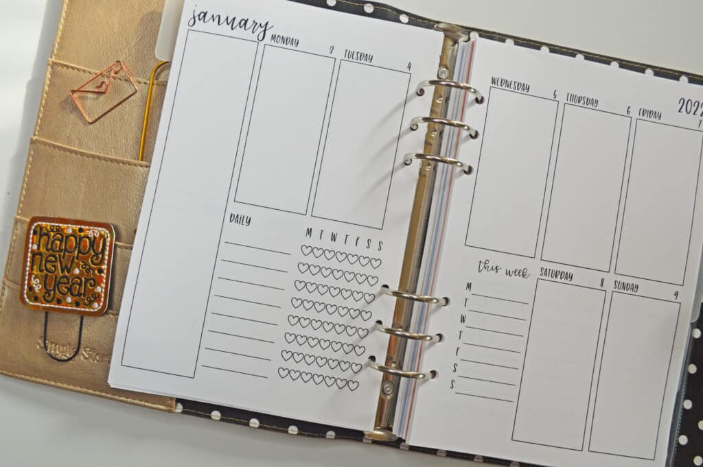 a5 weekly planner inserts