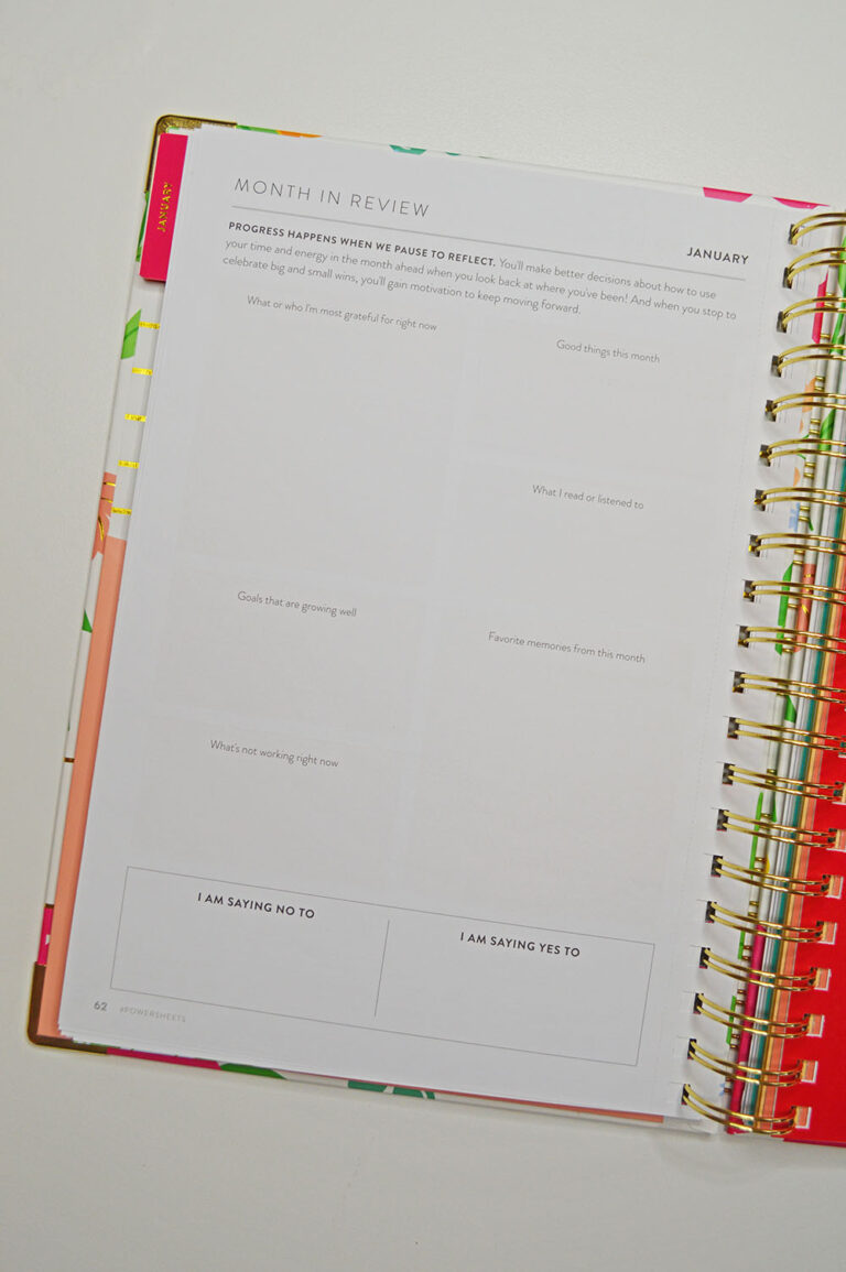 Powersheets Goal Planner Review