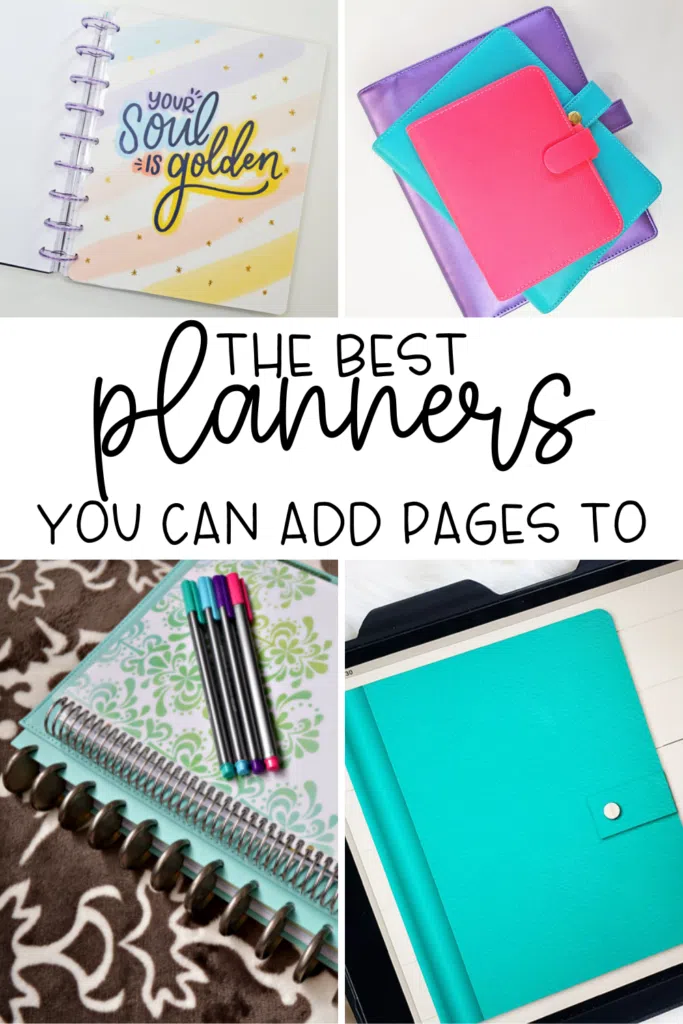 The Best Planners You Can Add Pages To