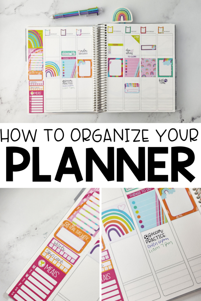 How To Organize Your Planner