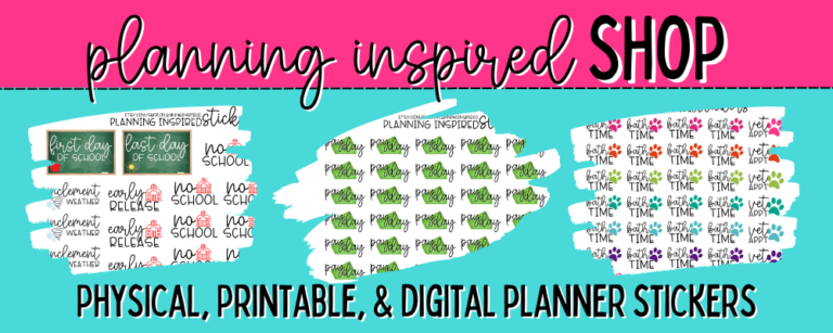 Happy Planner Sizes - Planning Inspired