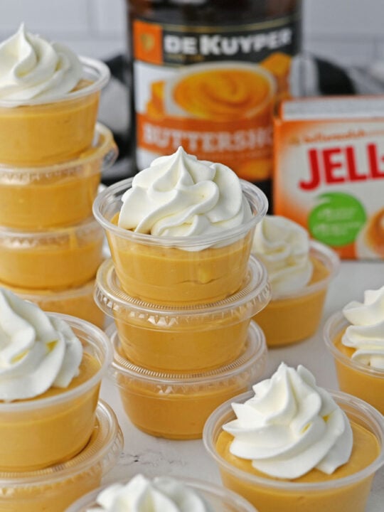 Butterscotch Pudding Shots - Planning Inspired