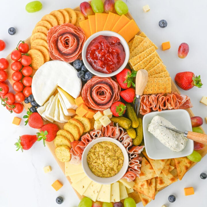How to Fold Meat for a Charcuterie Board - Planning Inspired