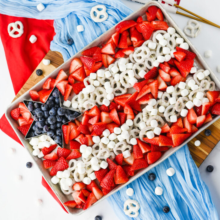 4th of July Fruit Tray