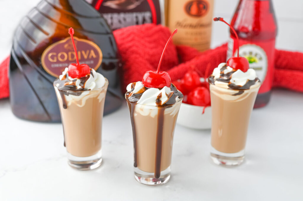 Chocolate Covered Cherry Shots