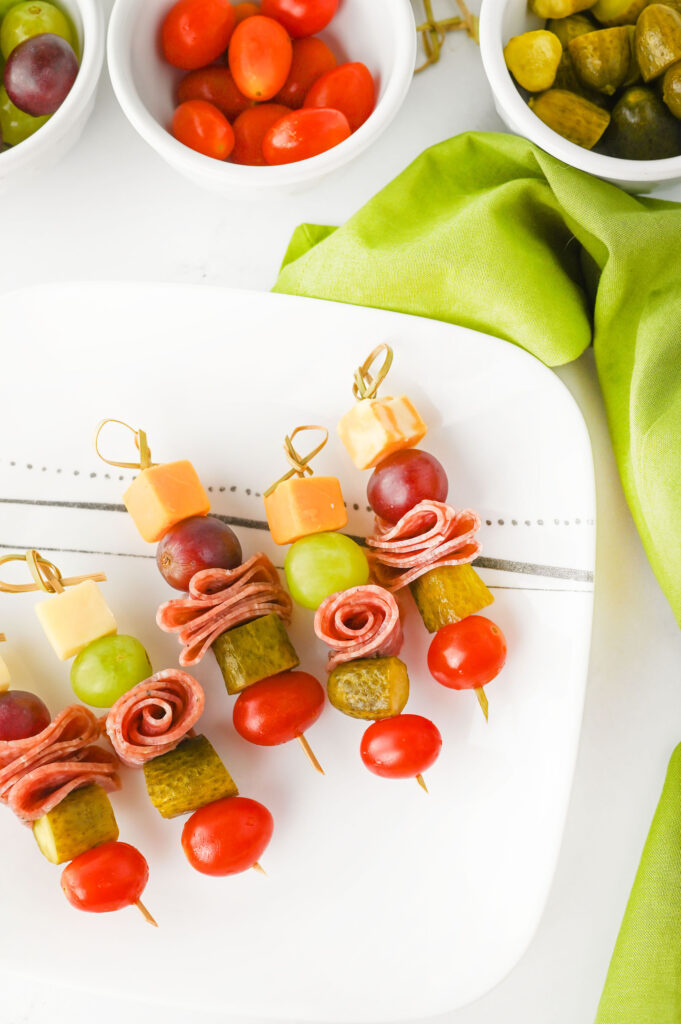 Easy Charcuterie Skewers