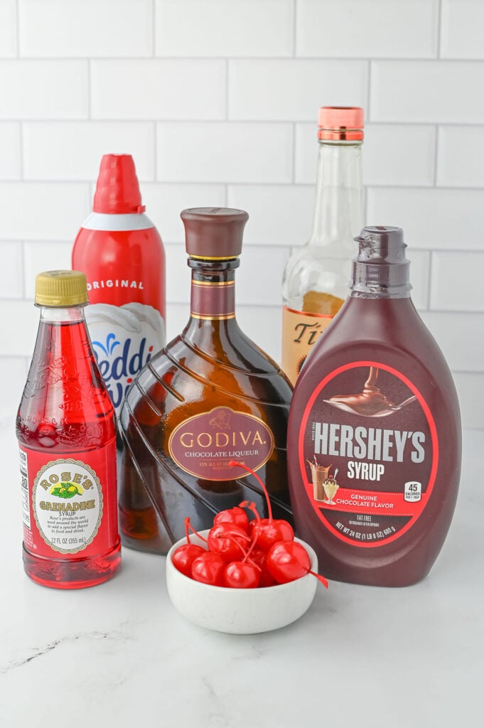 Chocolate Covered Cherry Shots