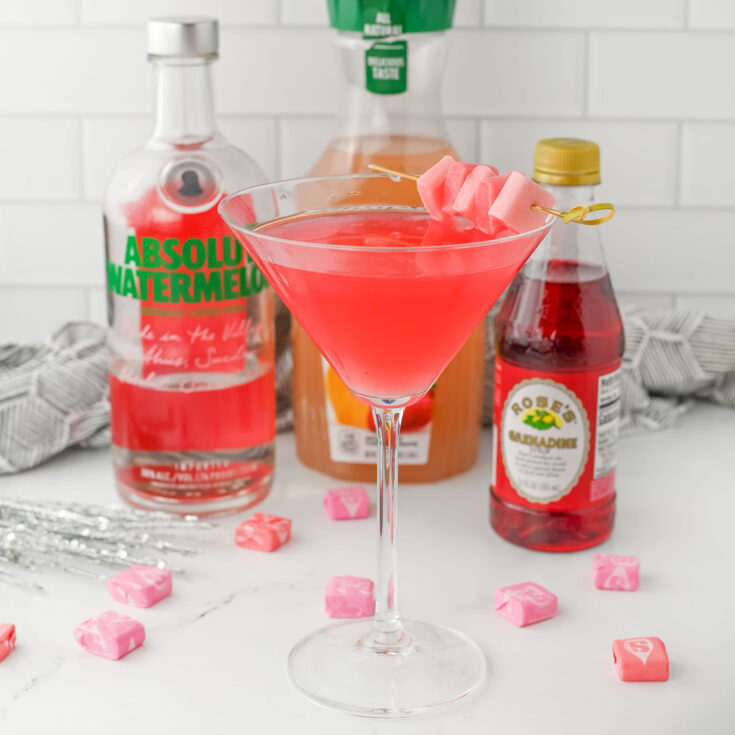 Pink Starburst Martini