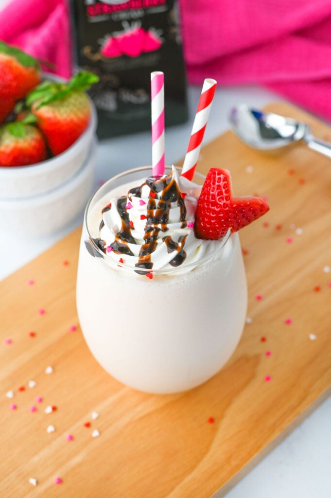 Tequila Rose Strawberry Milkshake | Adult Milkshake Recipe