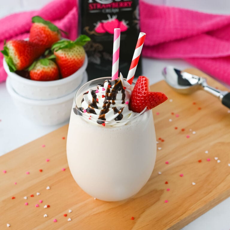 Tequila Rose Strawberry Milkshake | Adult Milkshake Recipe