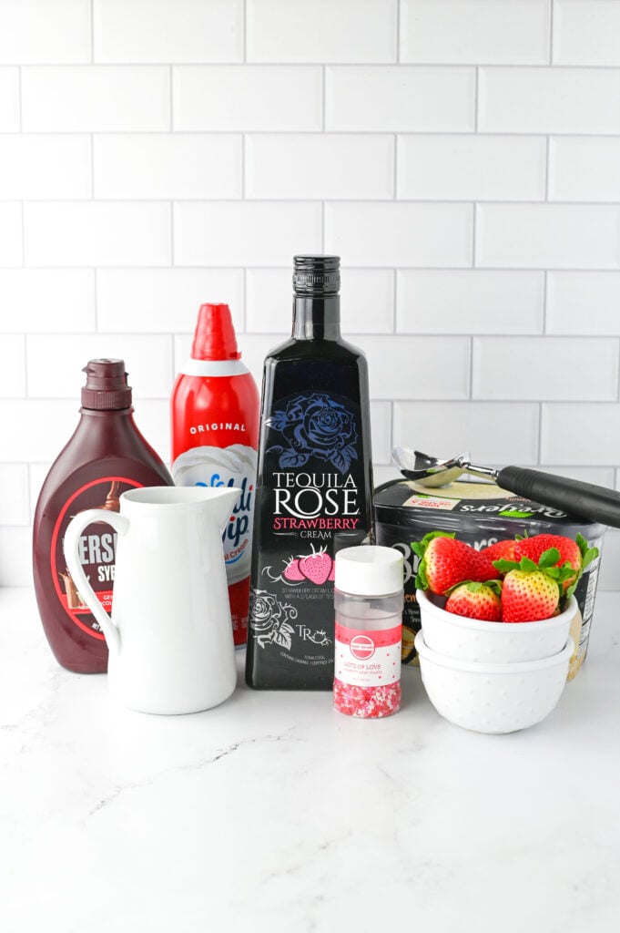 Tequila Rose Strawberry Milkshake | Adult Milkshake Recipe