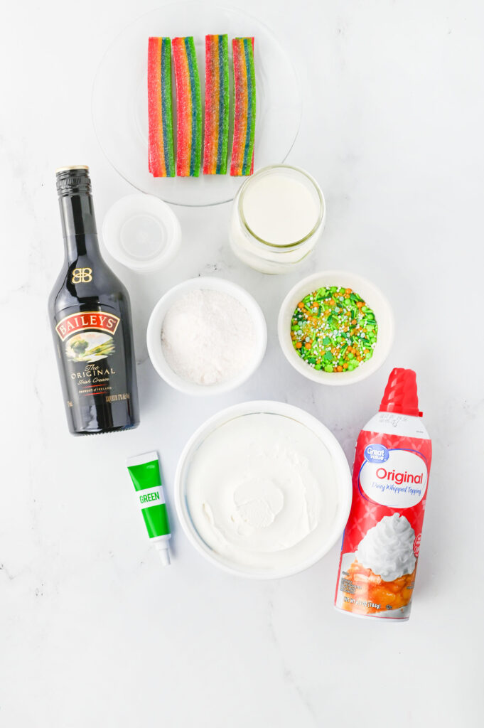 St. Patrick's Day Pudding Shots