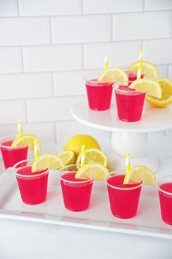 Pink Lemonade Jello Shots