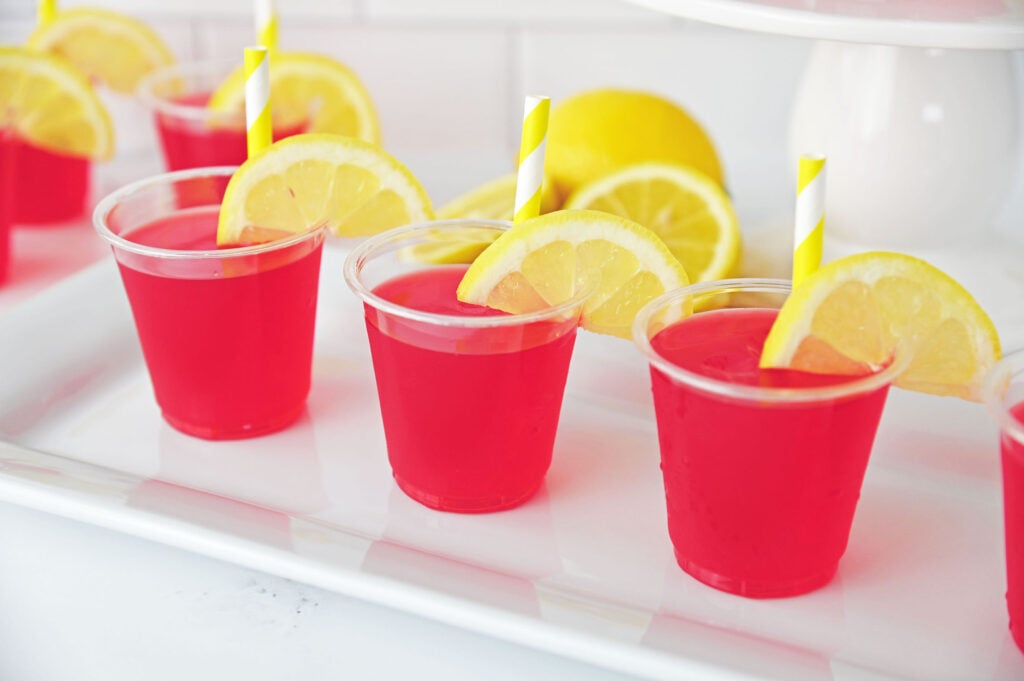 Pink Lemonade Jello Shots