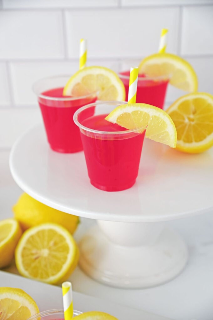 Pink Lemonade Jello Shots