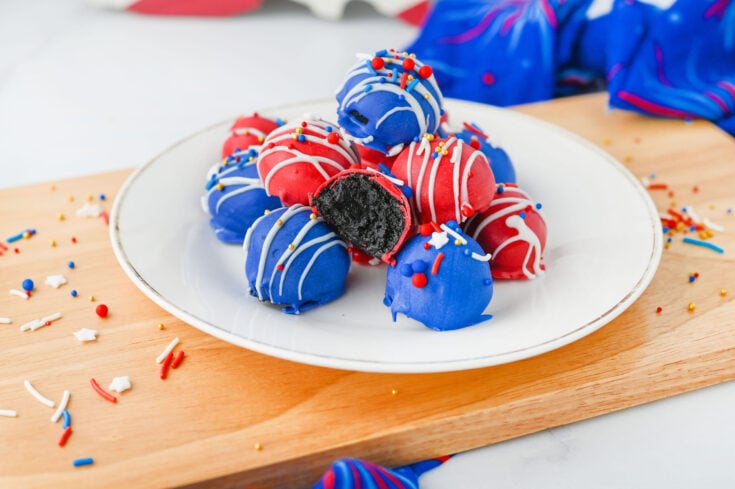 4th of July Oreo Balls