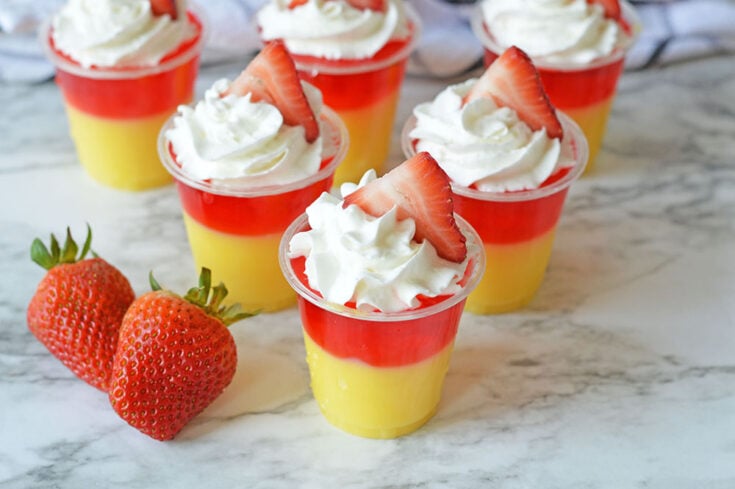 Strawberry Shortcake Jello Shots