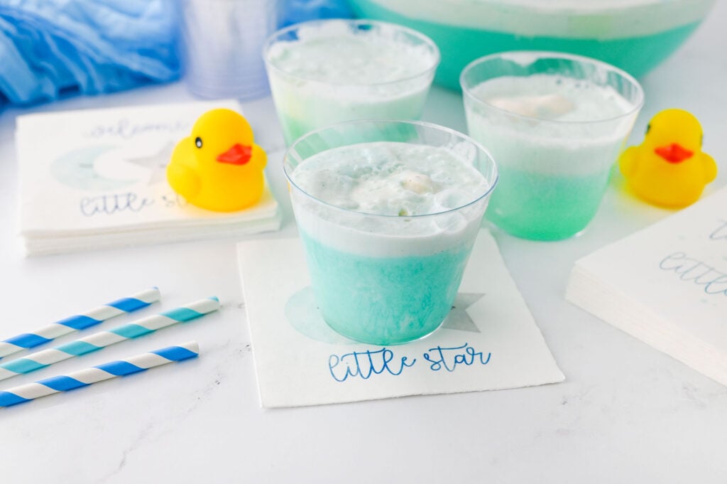 Blue Baby Shower Punch