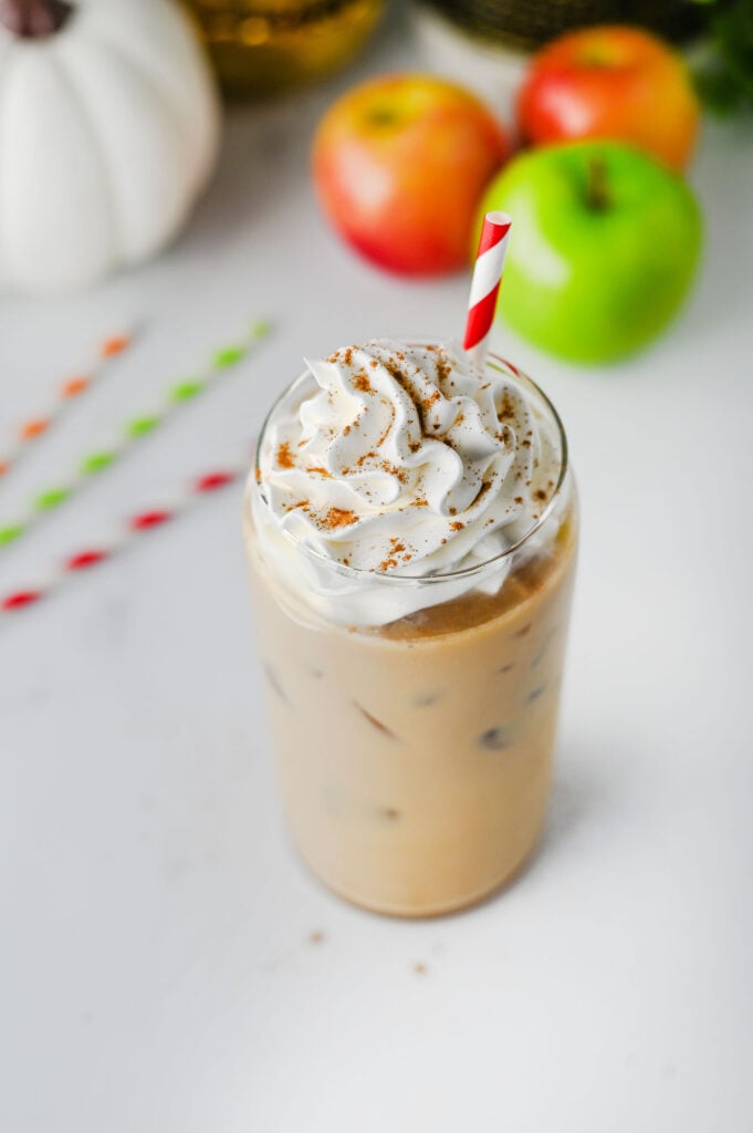 Iced Caramel Apple Latte