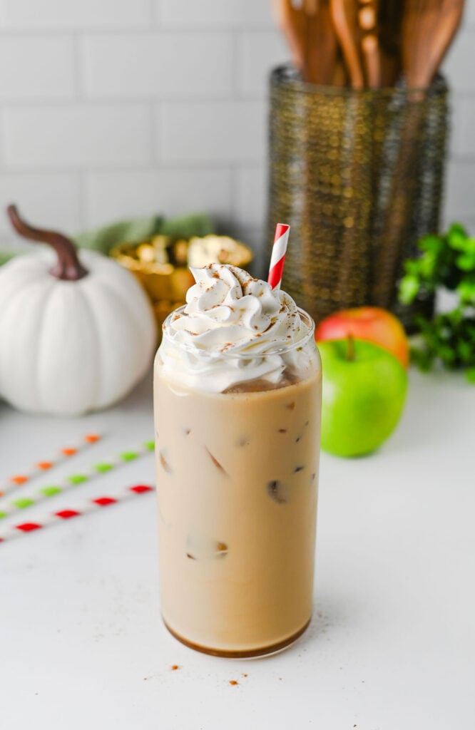 Iced Caramel Apple Latte