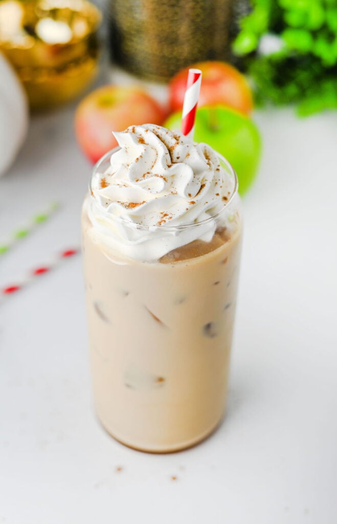 Iced Caramel Apple Latte